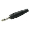BANANA 4MM FUNDA DE GOMA NEGRA