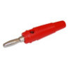 BANANA 4MM FUNDA DE GOMA ROJA