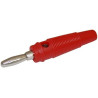 BANANA 4MM FUNDA DE GOMA ROJA