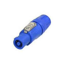 CONECTOR POWERCON AEREO 3C  NAC3FCA AZUL