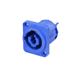 CONECTOR NEUTRIK POWERCON CHASIS AZUL 16A CERTIFIC