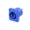 CONECTOR NEUTRIK POWERCON CHASIS AZUL 16A CERTIFIC