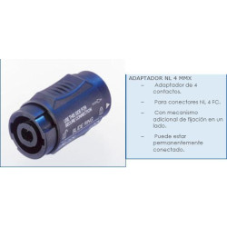 ADAPTADOR NL 4 MMX MACHO NEUTRIK