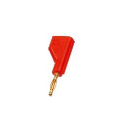 BANANA ROJA 2MM ORO C/TOMA