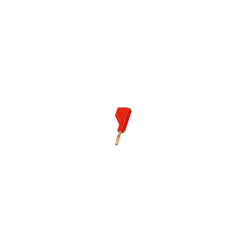 BANANA ROJA 2MM ORO C/TOMA