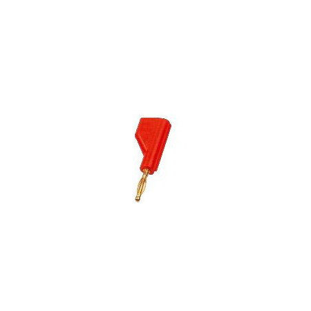 BANANA ROJA 2MM ORO C/TOMA