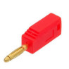 BANANA ROJA 2MM ORO C/TOMA