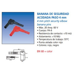 BANANA ACODADA NEGRA BN-68
