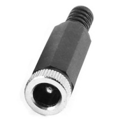 BASE HEMBRA AEREA ALIMENTACION CONECTOR 2 1x5 5mm