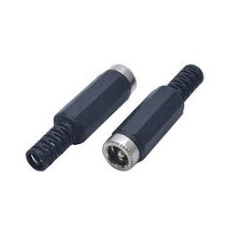 BASE HEMBRA AEREA ALIMENTACION CONECTOR 2 1x5 5mm
