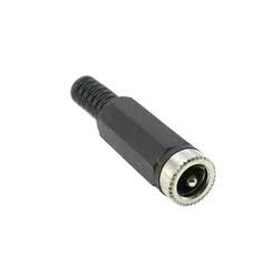BASE HEMBRA AEREA ALIMENTACION CONECTOR 2 1x5 5mm