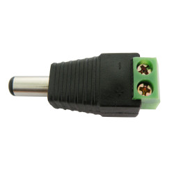 CONECTOR JACK ALIMENTACION CON TORNILLOS 2 1x5 5mm