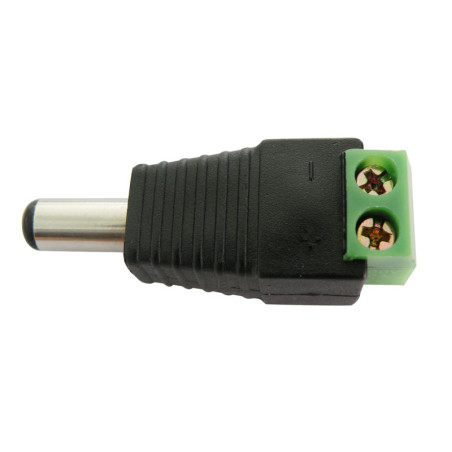 CONECTOR JACK ALIMENTACION CON TORNILLOS 2 1x5 5mm