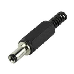 CONECTOR JACK ALIMENTACION 2 1x5 5mm LARGO 9mm