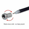 CONECTOR F CON JUNTA DE GOMA