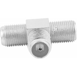 CONECTOR F TRIPLE HEMBRA