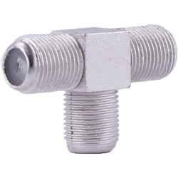 CONECTOR F TRIPLE HEMBRA