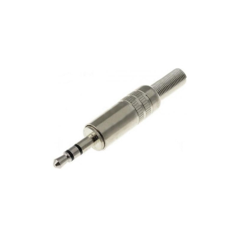 CONECTOR JACK 3 5 ST MACHO CROMADO CONECTOR JACK 3 5 ST MACHO CROMADO