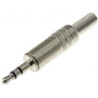 CONECTOR JACK 3 5 ST MACHO CROMADO