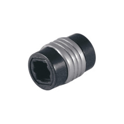 CONECTOR FIBRA OPTICA TOSLINK DOBLE HEMBRA