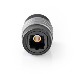 CONECTOR FIBRA OPTICA TOSLINK DOBLE HEMBRA