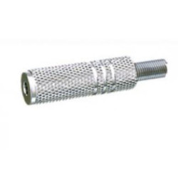 CONECTOR JACK 3 5 HEMBRA ST  METAL NEGRO