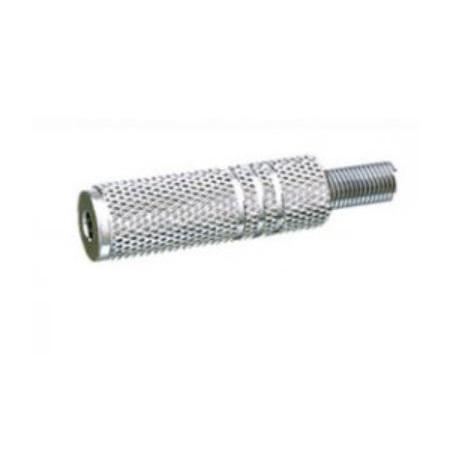 CONECTOR JACK 3 5 HEMBRA ST  METAL NEGRO