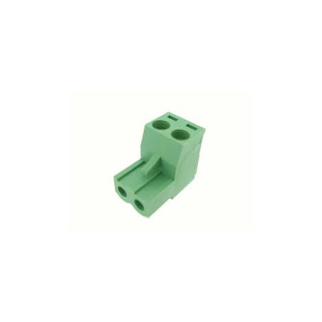 REGLETA/CLEMA HEMBRA AEREA 2 PINES R 5 08 VERDE