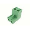 REGLETA/CLEMA HEMBRA AEREA 2 PINES R 5 08 VERDE