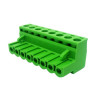 REGLETA/CLEMA HEMBRA AEREA 8 PINES R 5 08MM VERDE