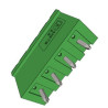 REGLETA/CLEMA MACHO C I  4 PINES R 5 08 VERDE