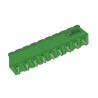 REGLETA/CLEMA MACHO C I  9 PINES R 5 08 VERDE
