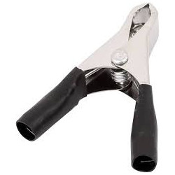 PINZA COCODRILO 15A 19MM NEGRA