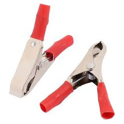 PINZA COCODRILO 15A 19MM ROJA