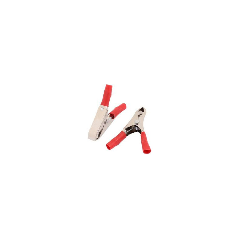PINZA COCODRILO 15A 19MM ROJA