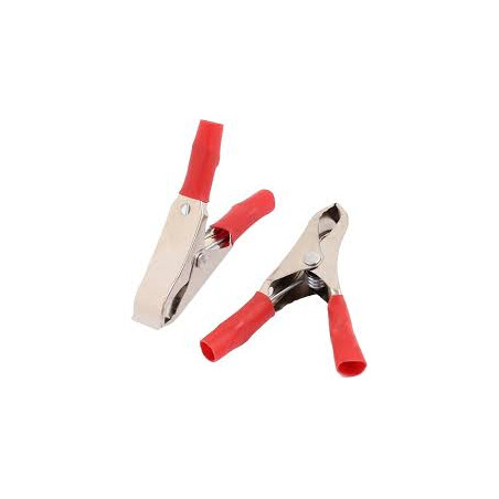 PINZA COCODRILO 15A 19MM ROJA