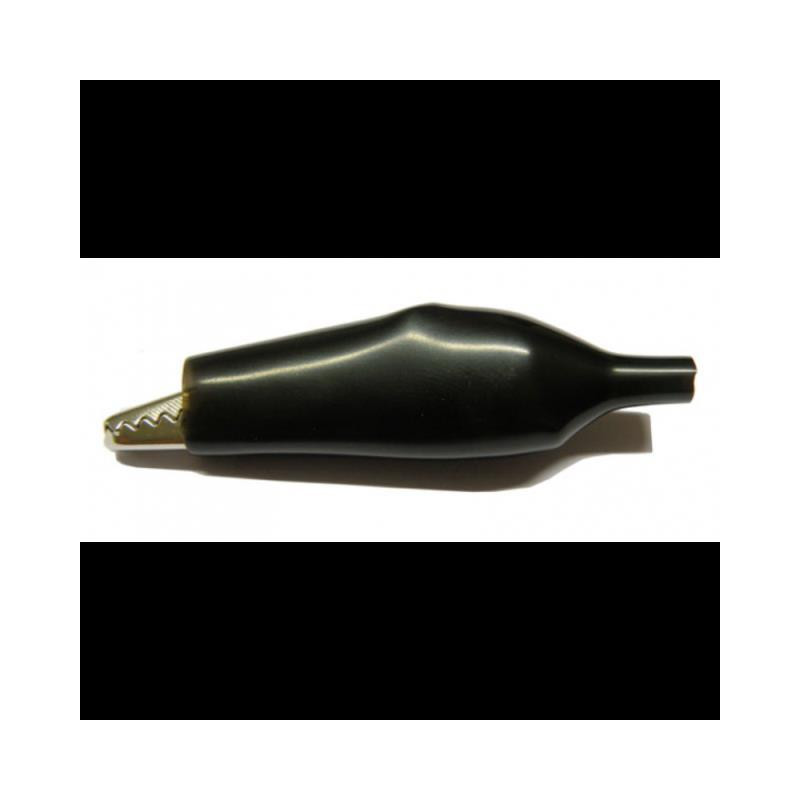 PINZA COCODRILO PEQUEÑA 45mm FUNDA NEGRA PINZA COCODRILO PEQUEÑA 45mm FUNDA NEGRA