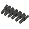PINZA DE COCODRILO NEGRA DE  55mm CON AISLAMIENTO