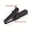 PINZA DE COCODRILO NEGRA DE  55mm CON AISLAMIENTO