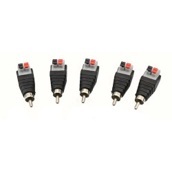 CONECTOR  MACHO RAPIDO DE RCA PARA AUDIO