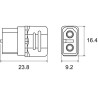 CONECTOR AEREO XT60H HEMBRA CUBRECABLES
