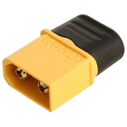 CONECTOR AEREO XT60H MACHO CUBRECABLES