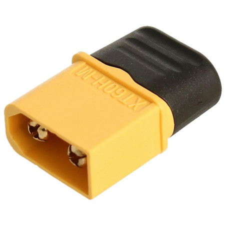 CONECTOR AEREO XT60H MACHO CUBRECABLES