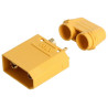 CONECTOR AEREO XT90H MACHO CUBRECABLES