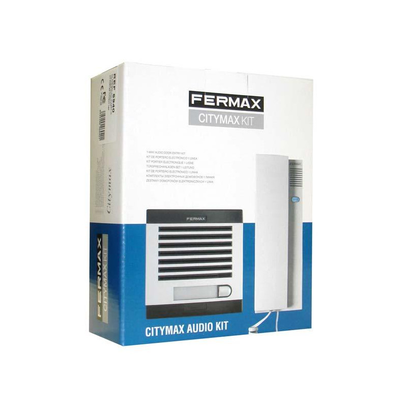 KIT PORTERO CITYMAX UNIFAMILIAR 230V BLANCO KIT PORTERO CITYMAX UNIFAMILIAR 230V BLANCO
