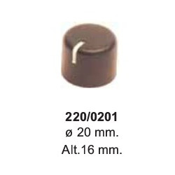 BOTON POTENCIOMETRO Ø 20mm ALTO 16mm