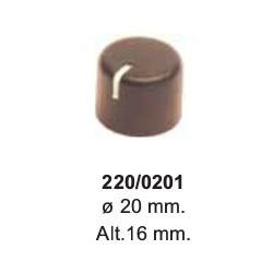 BOTON POTENCIOMETRO Ø 20mm ALTO 16mm