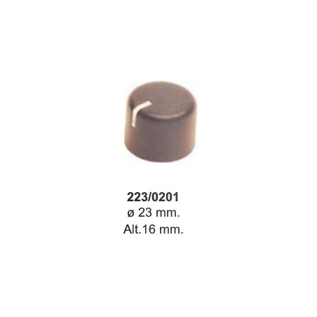 BOTON POTENCIOMETRO Ø 23mm ALTO 16mm