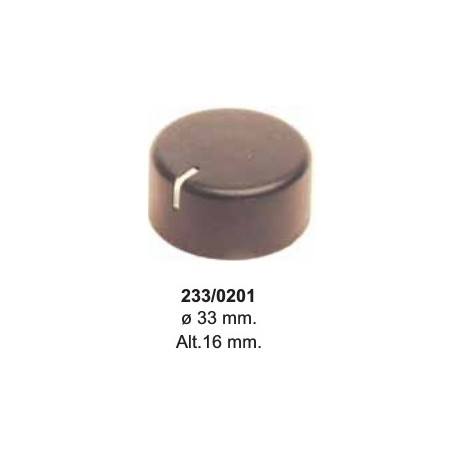 BOTON POTENCIOMETRO Ø 33mm ALTO 16mm