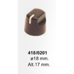 BOTON POTENCIOMETRO Ø 18mm ALTO 17mm